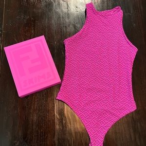 Fendi x Skims High Neck Bodysuit